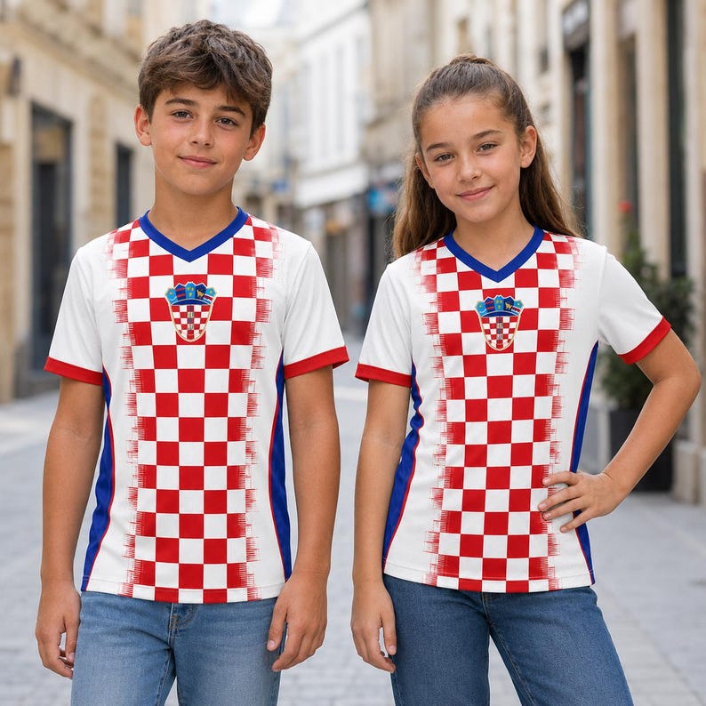 Croatia Soccer Crop Top Jersey Custom Name Number, Croatian National Flag Shirt, Croatia Football Croptop Outfit Clothes Gift for Women 15 imagem 4