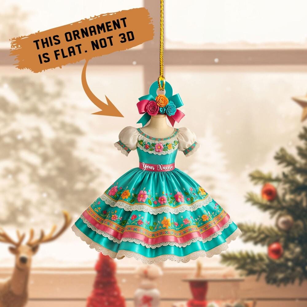 Mexican Christmas Dress - Etsy