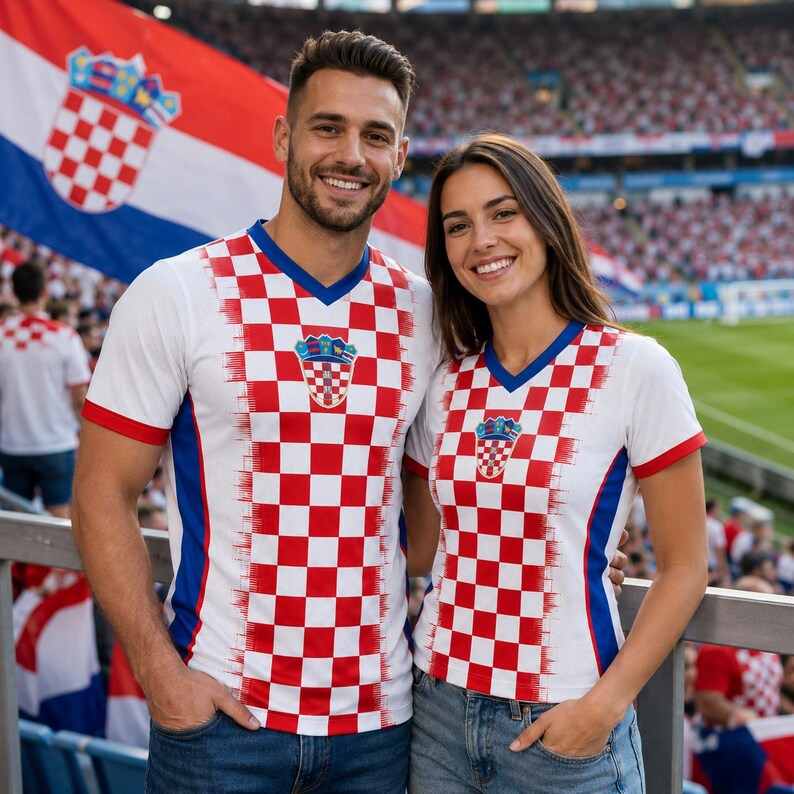 Croatia Soccer Crop Top Jersey Custom Name Number, Croatian National Flag Shirt, Croatia Football Croptop Outfit Clothes Gift for Women 15 imagem 7