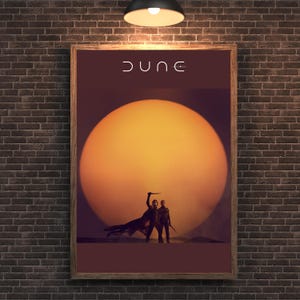 Inspired Dune 2 Poster, Paul Atreides Tv Series Digital Print Fan Art, Muad&#39;Dib Digital Art