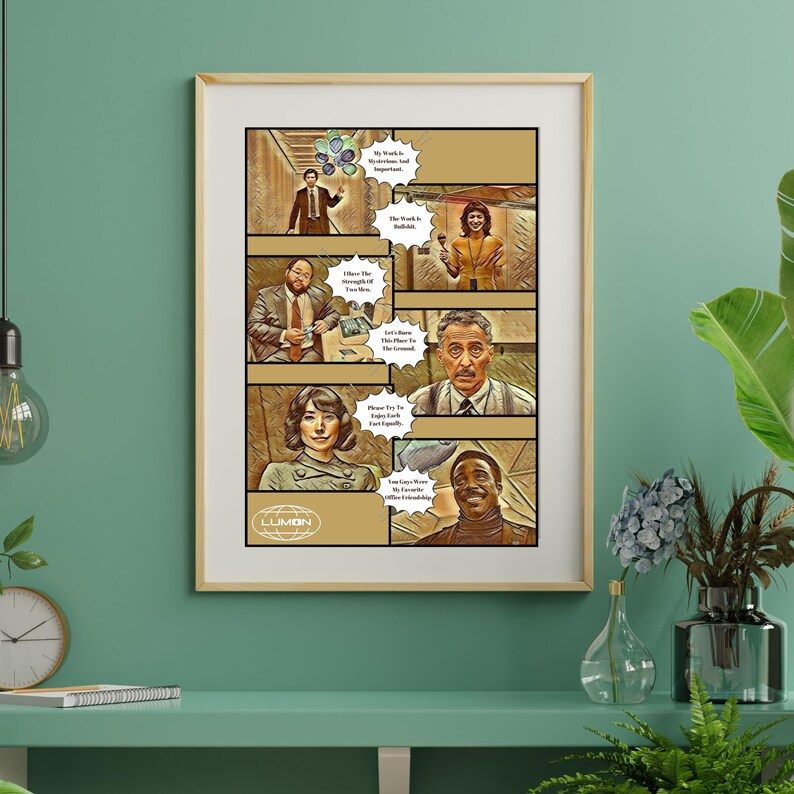 Inspired Severance Poster, One Piece Poster, Lumon Company Vintage ...