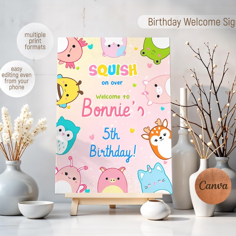 Squishy Sign - Etsy
