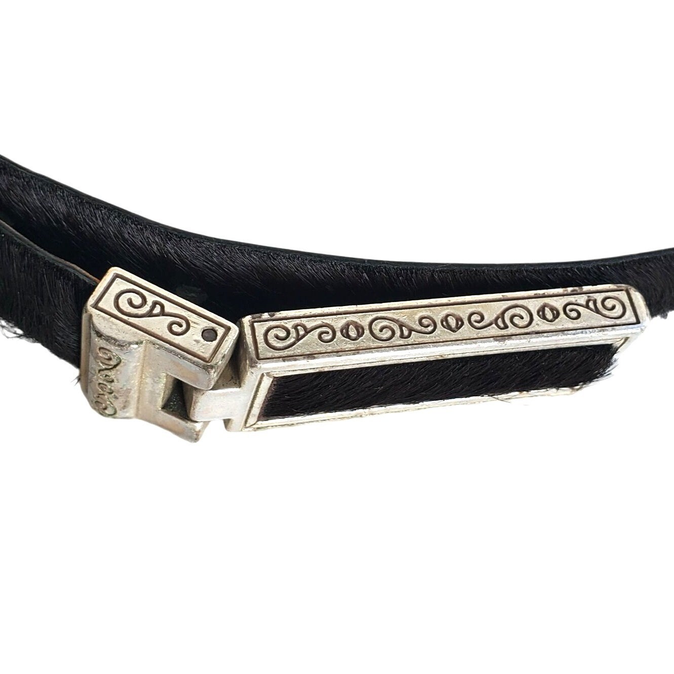 RARE Brighton Horse Head Braided Leather B31439 Equestrian Belt Size 34 Classic Braided Equestrian Buckle Leather Belt | Most Wanted  main image 4