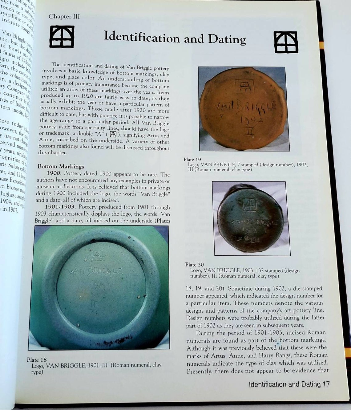 Van Briggle Art Pottery Book First Edition The Etsy