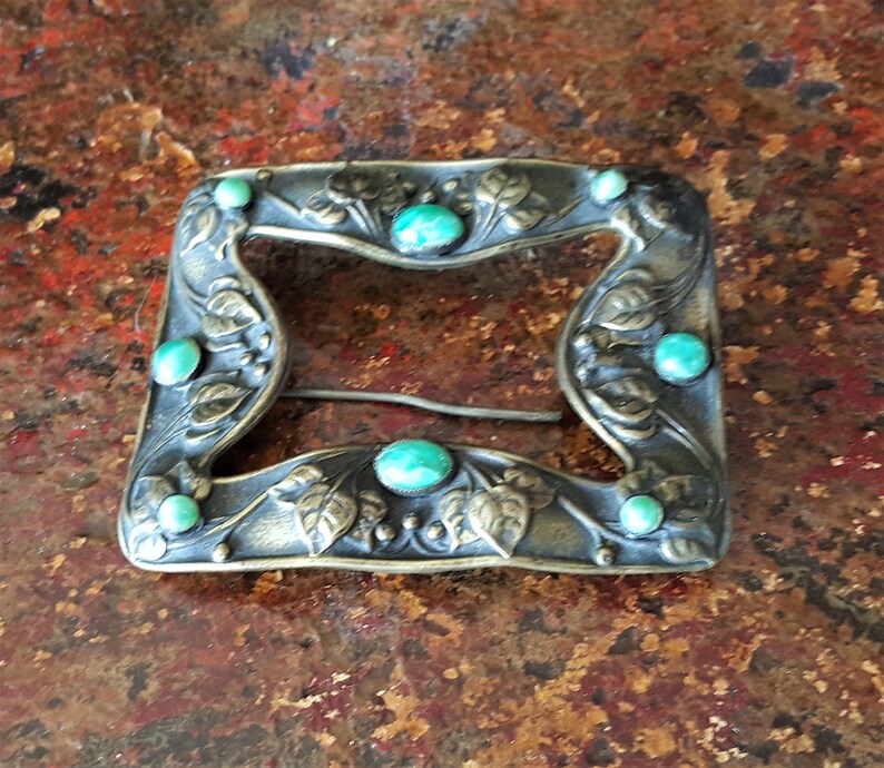 Art Nouveau Pin Antique Brooch Art Nouveau Brooch Sash Buckle Antique Brooches and Pins Art Nouveau Jewelry