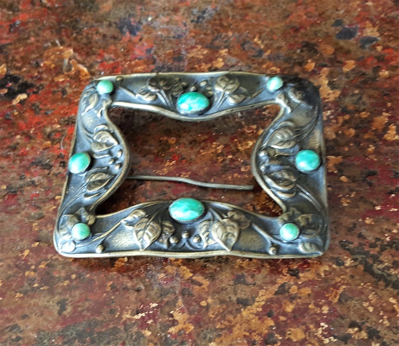 Art Nouveau Pin Antique Brooch Art Nouveau Brooch Sash Buckle Antique Brooches and Pins Art Nouveau Jewelry