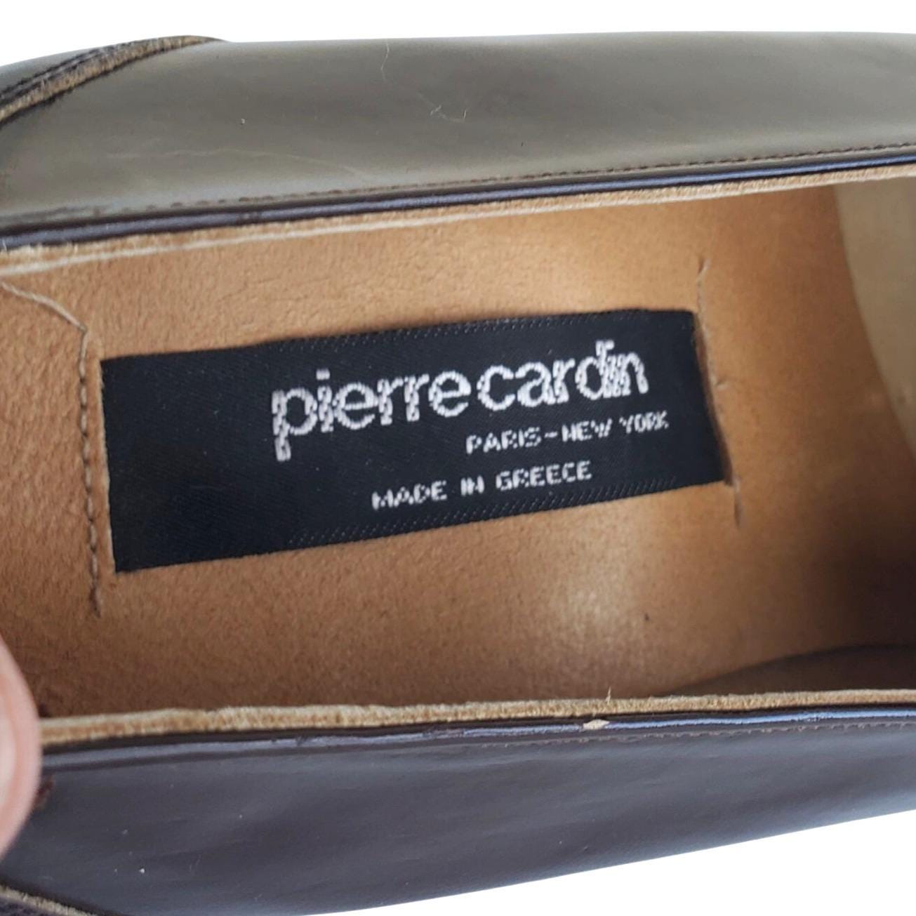 Pierre Cardin 70s Men Size 8 Brown Patent Leather Slip On Shoes Deadstock NWOT Pierre Cardin 70s Men Size 8 Brown Patent | Mercari main image 4