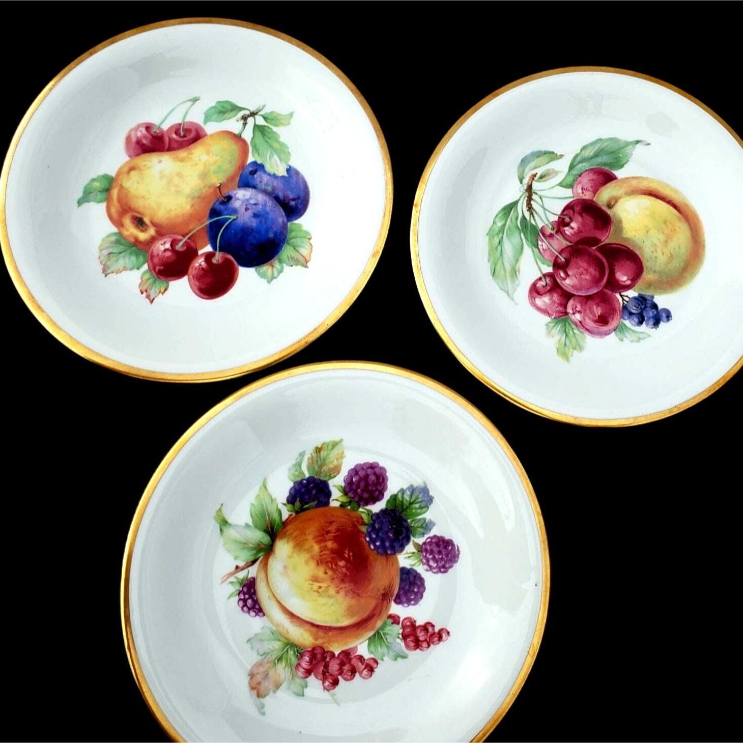ヴィンテージフルーツプレート3枚セット シュヴァルツェンハマー