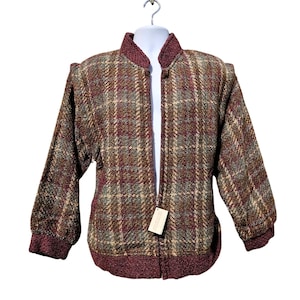 90s Wool Zip Jacket - Etsy