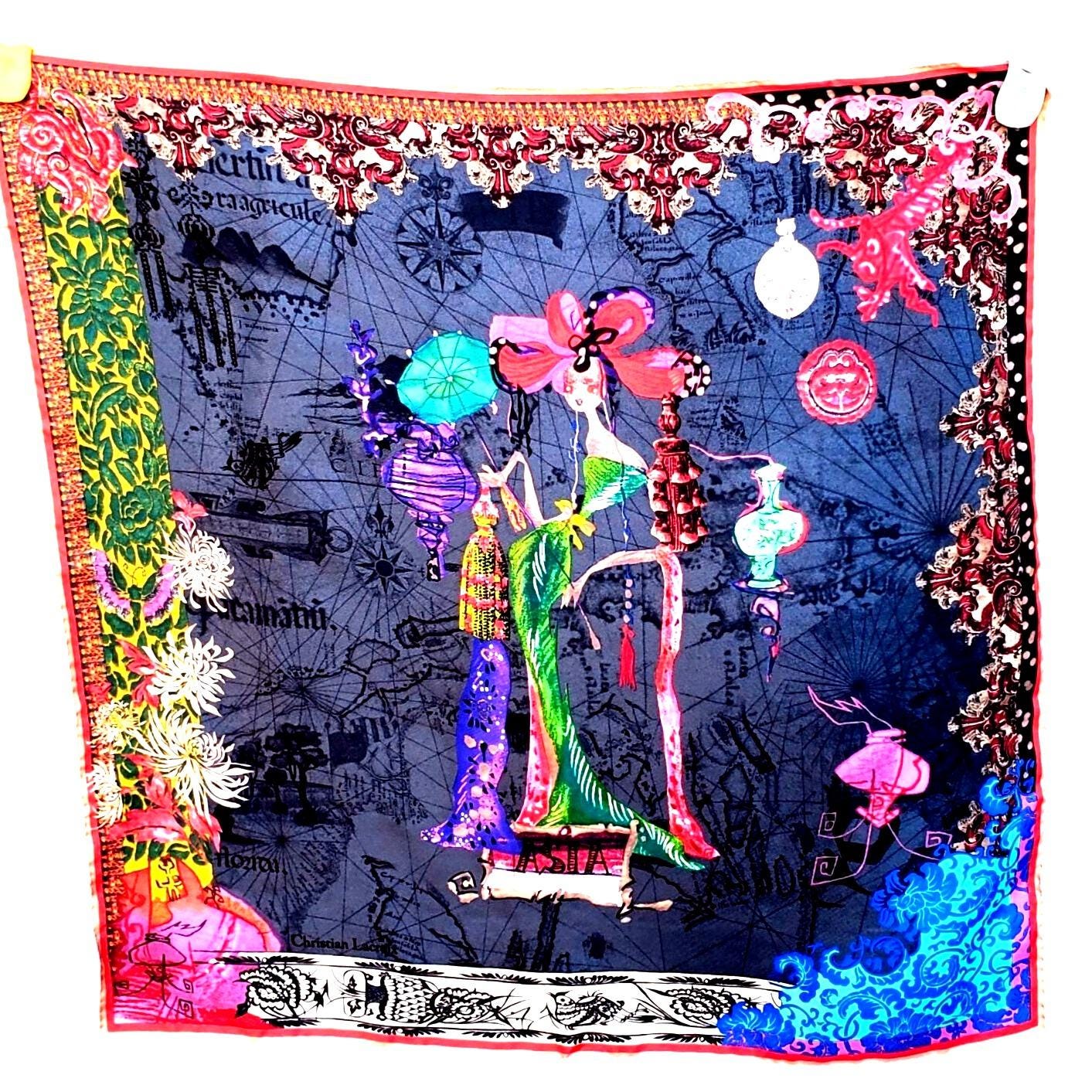 【保管袋付き】christian lacroix ブローチ　ヴィンテージ Christian Lacroix CHRISTIAN LACROIX クリスチャン ラクロワ