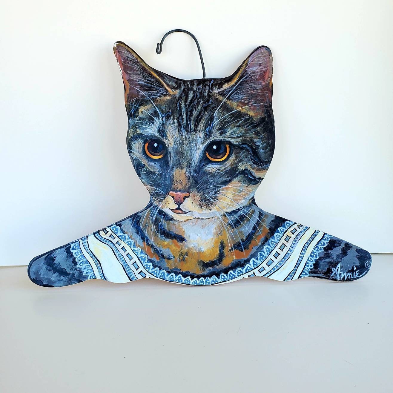 Cat Hanger, Stupell Wood Hanger, Annie Rhinehart Cat Hanger - Etsy