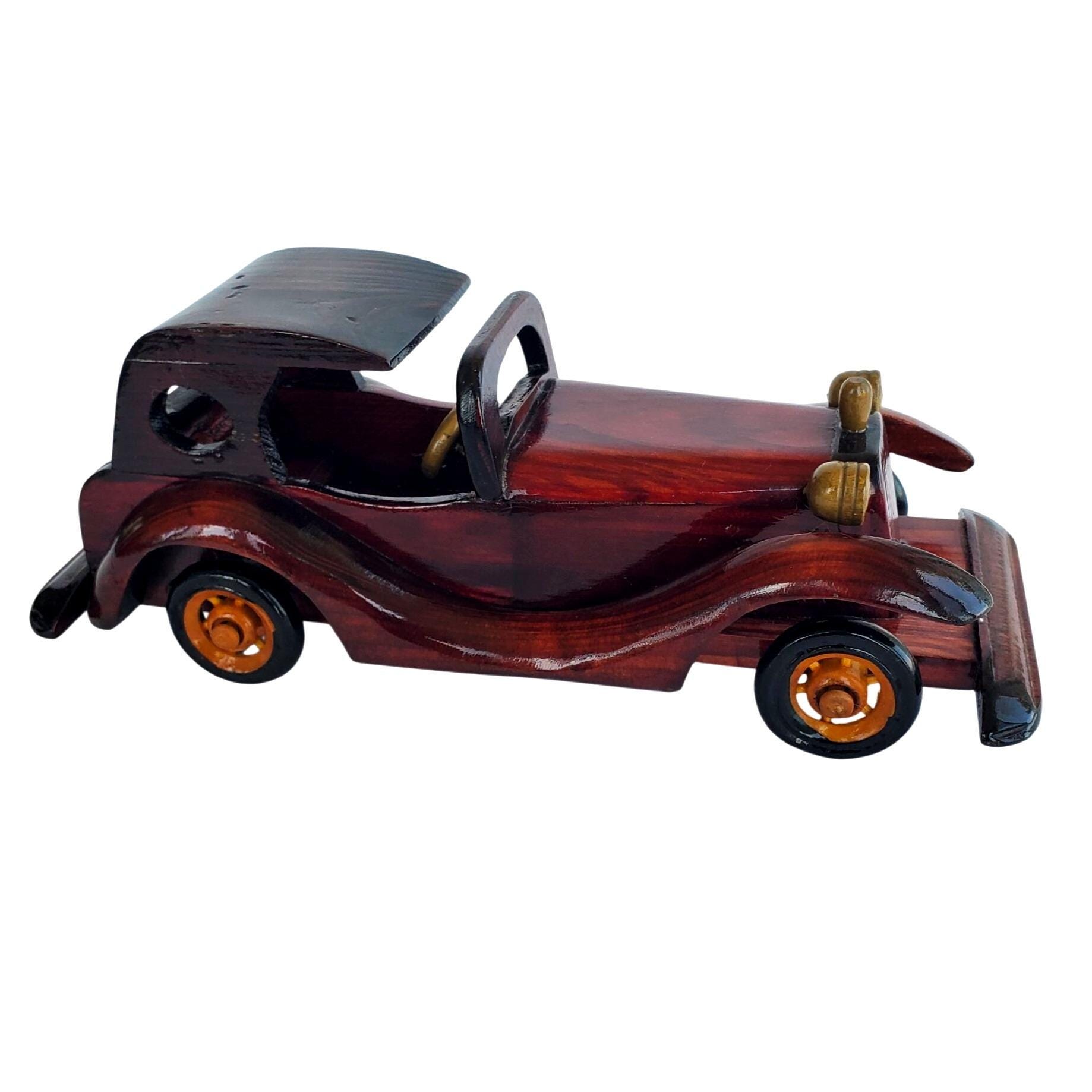 Vintage Collectible Wooden Car Roadster Road Classics 10
