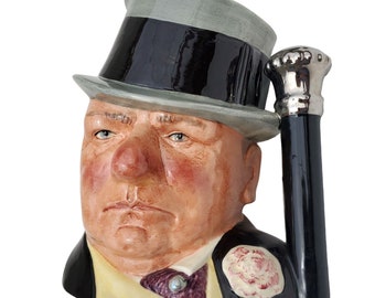 WC Fields Pitcher Royal Doulton 1982 Celebrity Collection