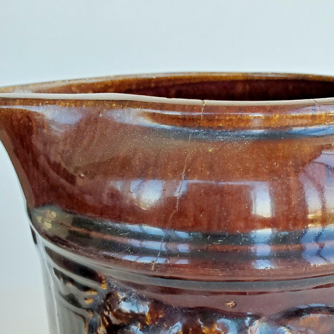 Early Brush McCoy Pottery Woodlands Avenue of Trees Brown | Etsy