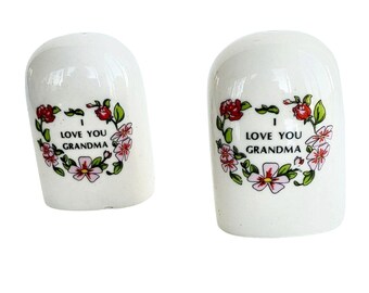 Grandma Gift Vintage Salt and Pepper Shaker Set