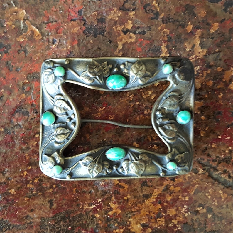 Art Nouveau Pin Antique Brooch Art Nouveau Brooch Sash Buckle Antique Brooches and Pins Art Nouveau Jewelry