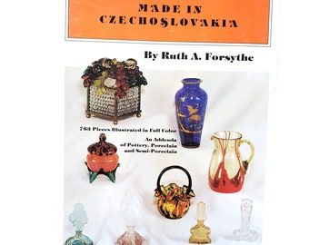 Fabriqué en Tchécoslovaquie Ruth Forsythe 1982 Guide des prix Verre Porcelaine 1986