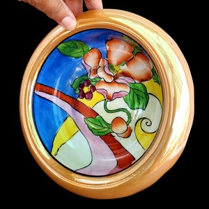 Lusterware Bowl Vintage Lustre ware Made in Japan 8 Inch