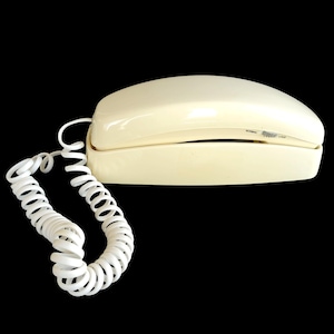 Vintage 90s AT&T Telephone Trimline 210 Touch Tone Wall Mount Speed Memory Bank