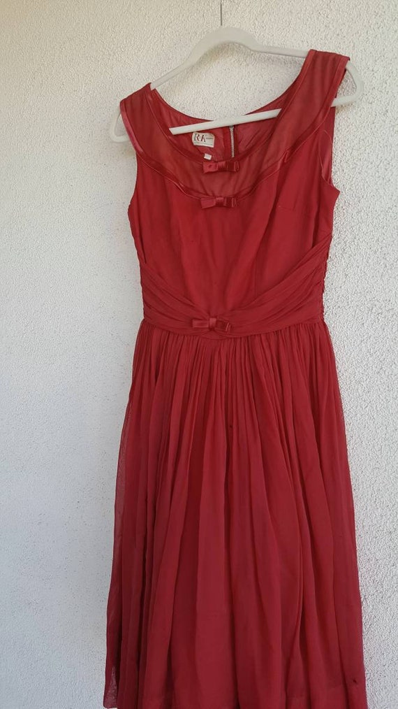 red prom dress size 6