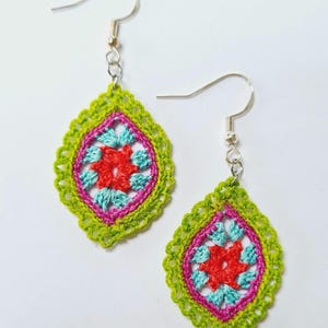 Crochet earrings