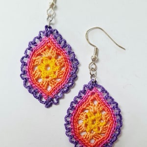 Crochet earrings
