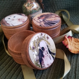 Raven Skull - Dream Box - Keepsake - Trinket - Jewelry
