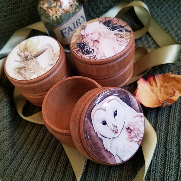 Barn Owl - Dream Box - Keepsake - Trinket - Jewelry