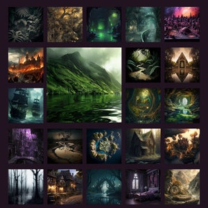 500+ High-Quality D&D Environments | Mountain Forest Dungeon | TTRPG Fantasy Art | DM Resource Bundle | Buy Once, Access the Gallery Forever