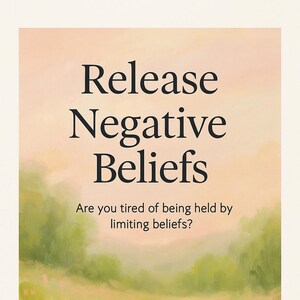 Release Limiting Beliefs – 11 Page Self-Help Journal | Mindset & Personal Growth Printable PDF Workbook
