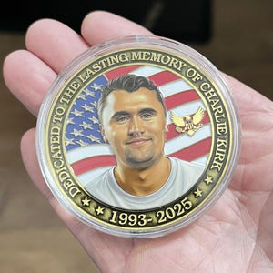Charlie Kirk Memorial Coin image 3