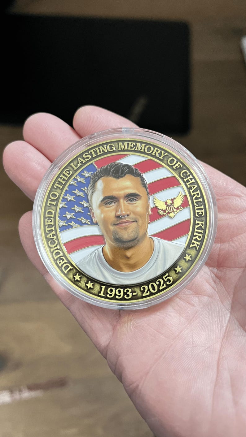 Charlie Kirk Memorial Coin image 3