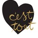 Erin Dorscht reviewed C'est Tout (It's Everything) - Love Screen Print in French (black & gold)