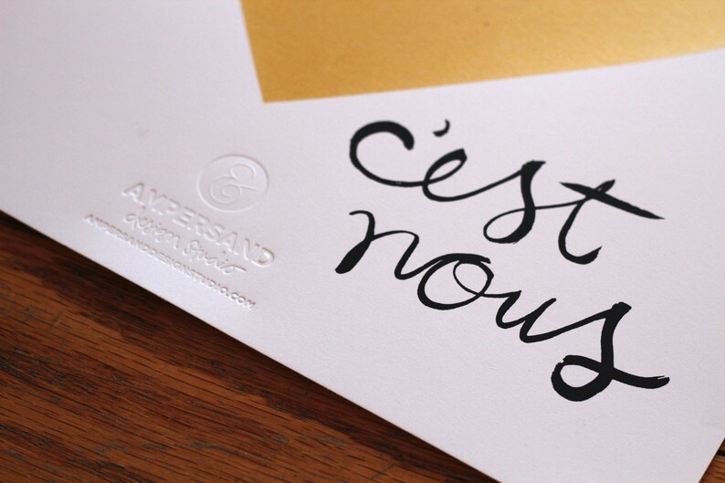 C'est Tout It's Everything  Love Screen Print in image 2
