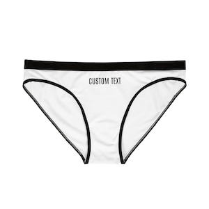 Quirky Kind Personalized Custom Panties - Custom Underwear For Women - Panties With Personality - Gifts For Her