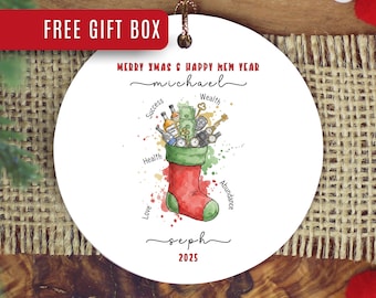 Personalized Coworker Ornament, Custom Coworker Christmas Ornament Gifts for Coworker Thank You Gift for Coworker Appreciation Ornament