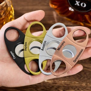 Customized Cigar Cutter,Engraved Cigar Cutte,Cigar Knife,Groomsman Gift for Men Gifts for Dad,Ciga Accessories,Best Man Gifts,Bachelor Gifts