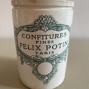 フランス アンティーク コンフィチュールポット ジャム瓶 3個セット