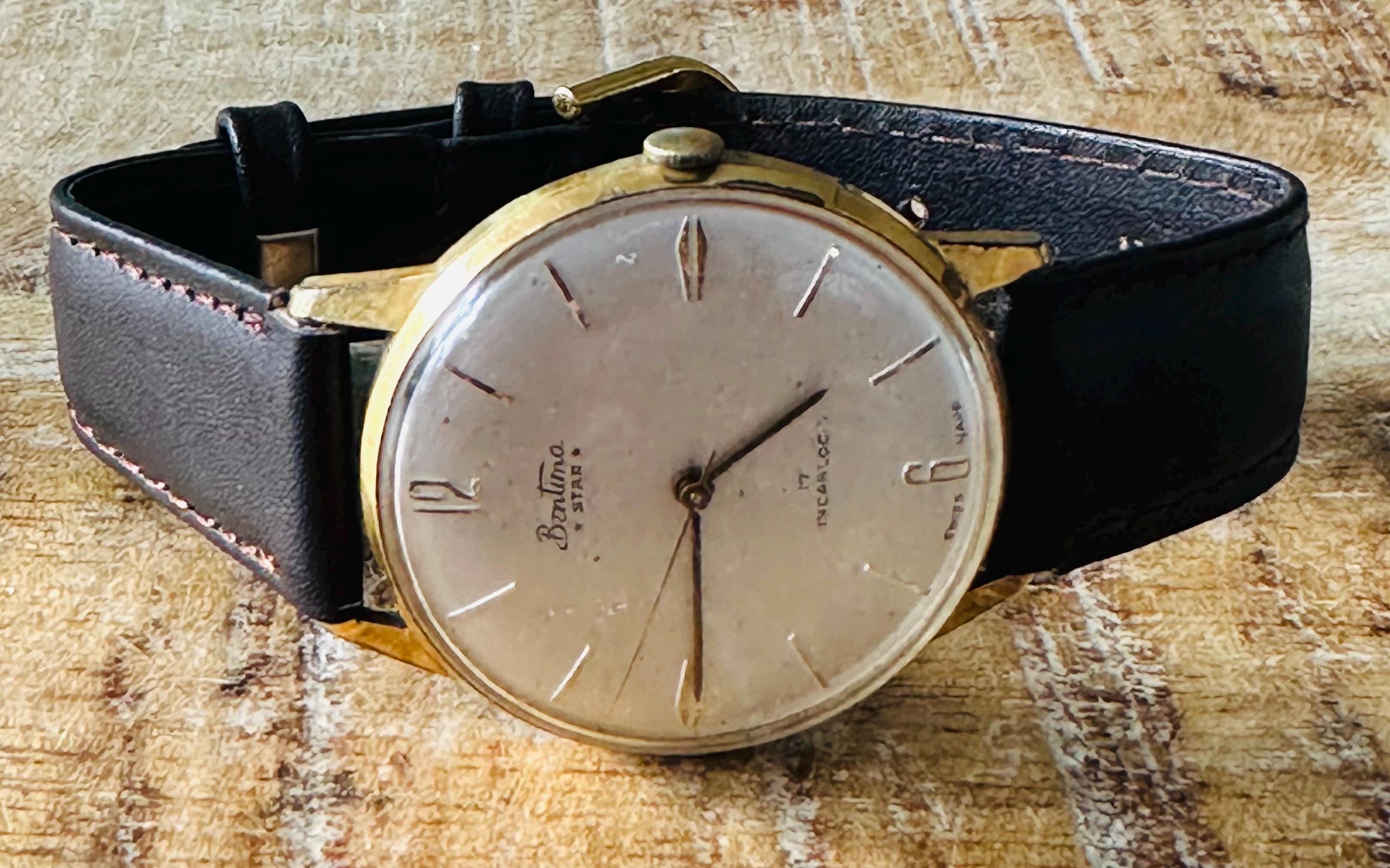 bentima star watch 17 incabloc