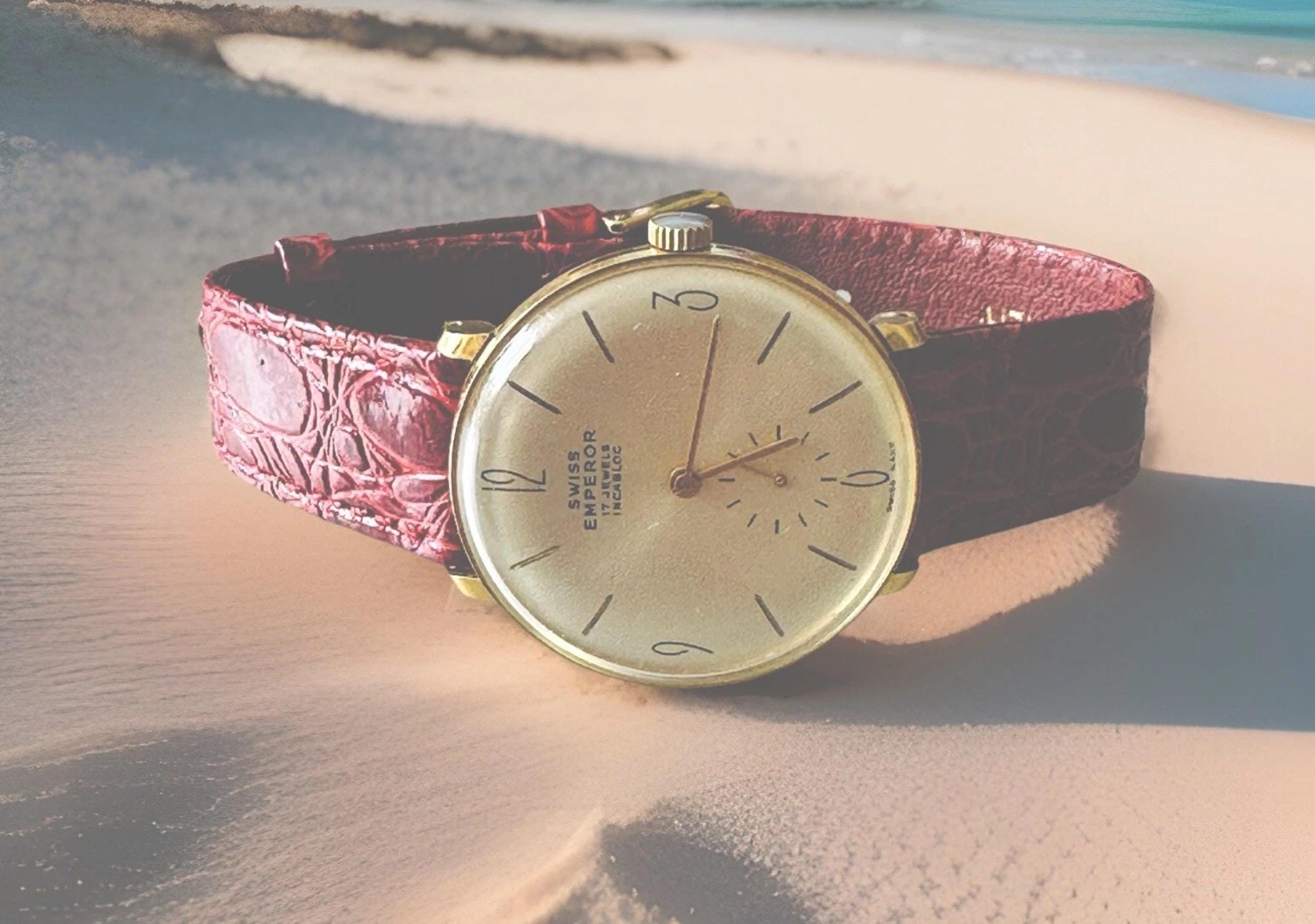 Swiss made 17Jewels Incabloc ヴィンテージ 17 Jewel Swiss Watch - Etsy