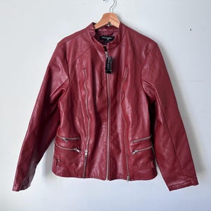 Deadstock Leather Jacket - Etsy