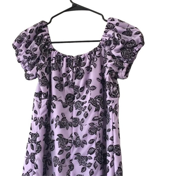 handmade Rose Babydoll Dress | S/M lilac lavender… - image 4