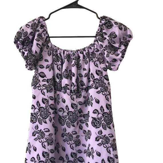 handmade Rose Babydoll Dress | S/M lilac lavender… - image 6