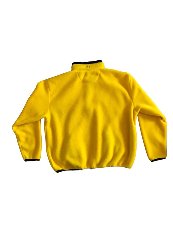 Yellow fleece pullover Clearance