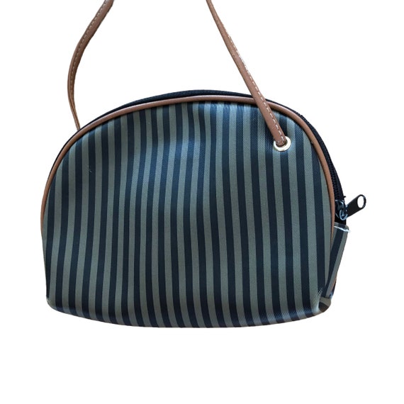 Striped Vegan Purse | crossbody 90s vintage frenc… - image 3