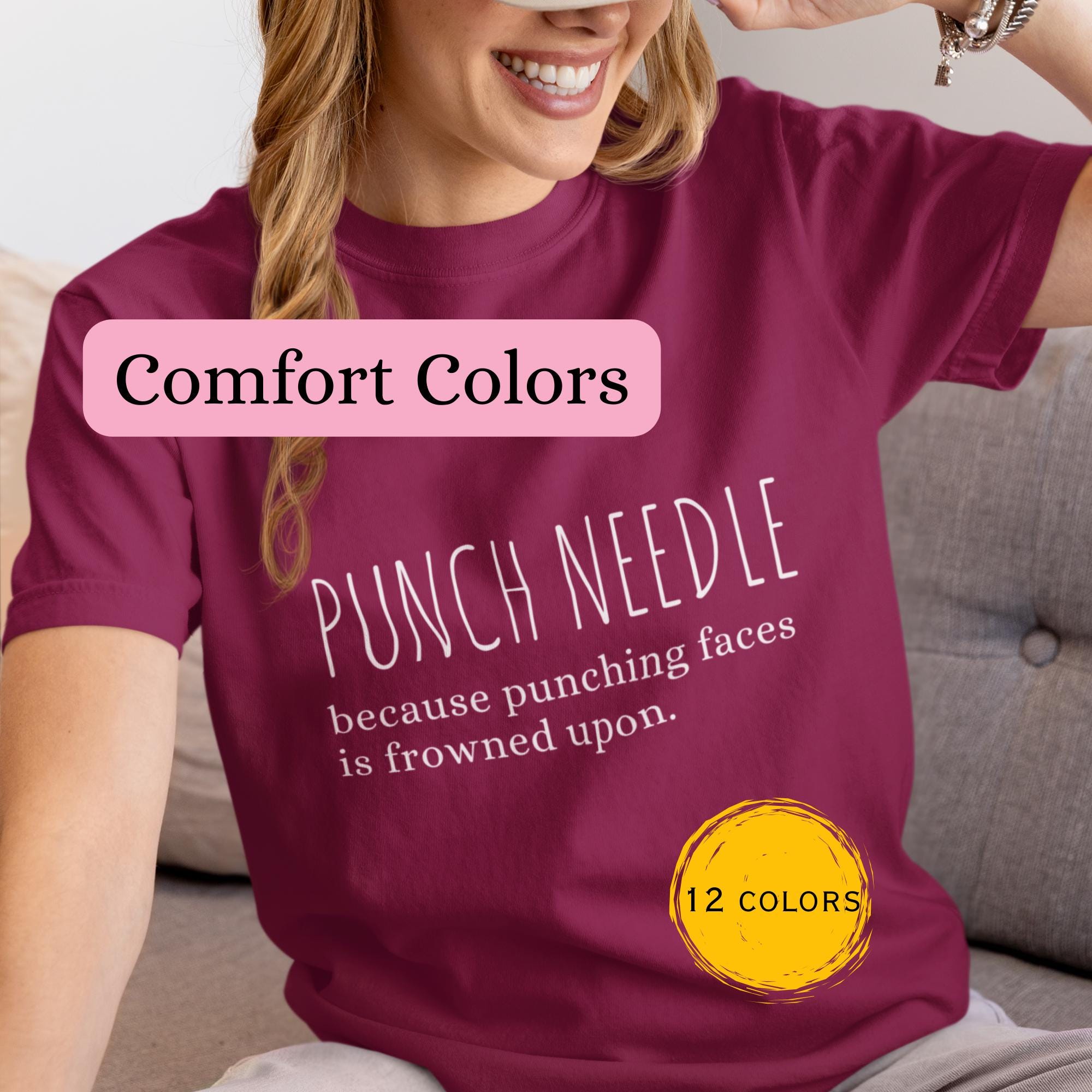 Punch Needle Shirt - Etsy