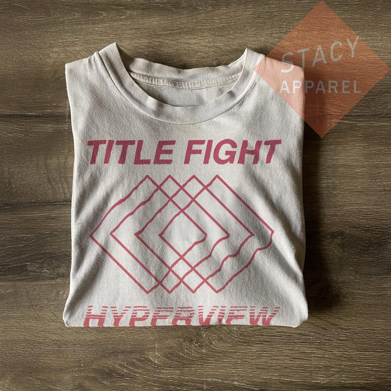 Camiseta unisex de lucha por el título limitado - Camiseta de algodón grueso inspirada en Hyperview imagen 4