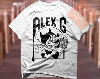Limited Edition Alex G uniseks katoenen T-shirt - custom design