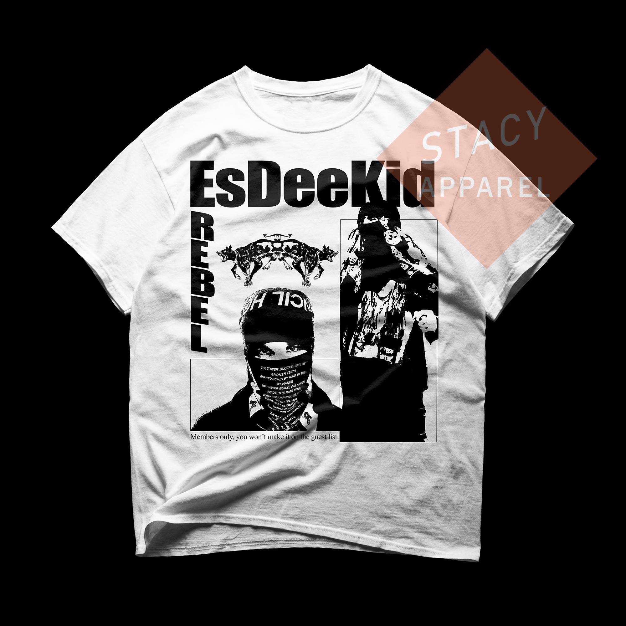 Limited Esdeekid Unisex T-shirt - Rebel Inspired Heavy Cotton Tee
