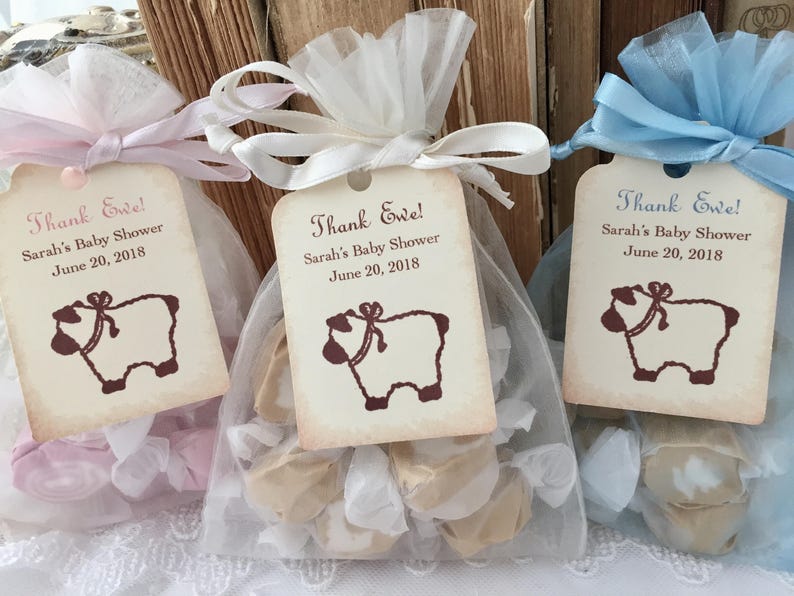 Lamb Favor Bags Baby Shower Favor Bags Organza Bags And Etsy
